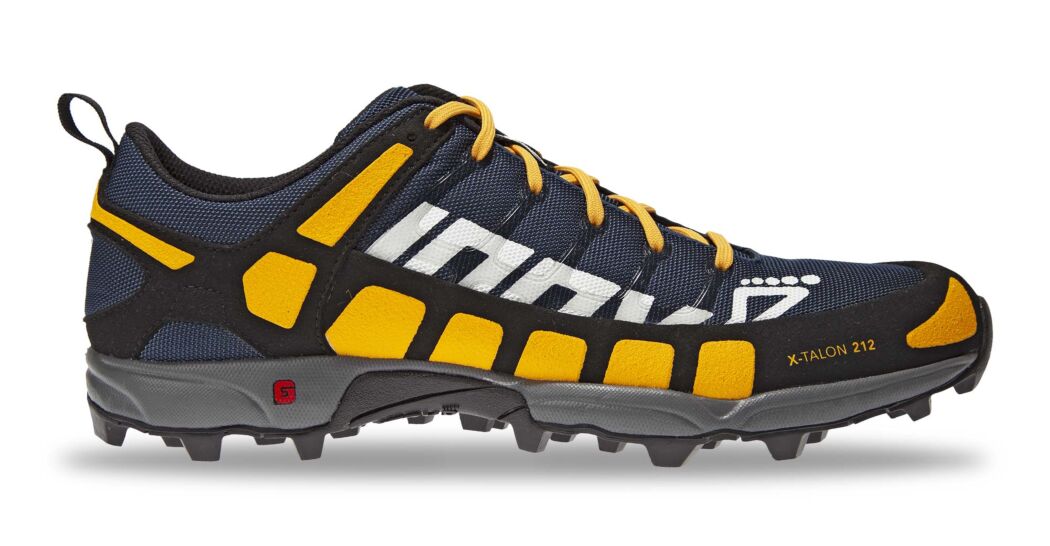 Inov-8 X-talon 212 V2 Mens Trail Running Shoes Navy/Yellow Australia (NHJVQY126)